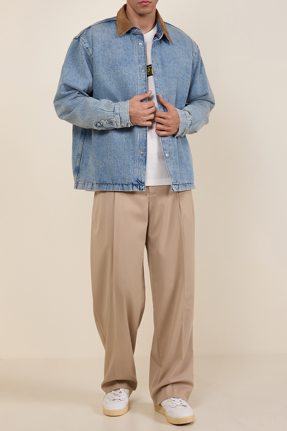 חולצת ז'קט גי'נס אוברסייז